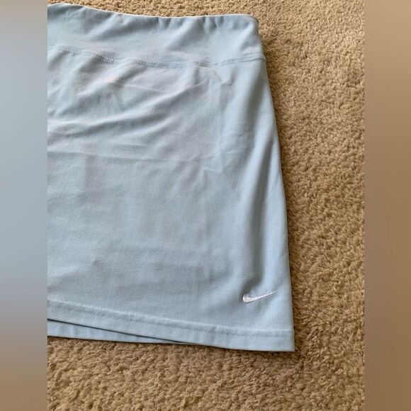 VTG Gray Tag Nike Fit Dry Light Blue Tennis Sport Skort Size L (12-14) - Picture 2 of 8